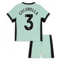 Chelsea Marc Cucurella #3 3rd trikot Kinder 2023-24 Kurzarm (+ Kurze Hosen)